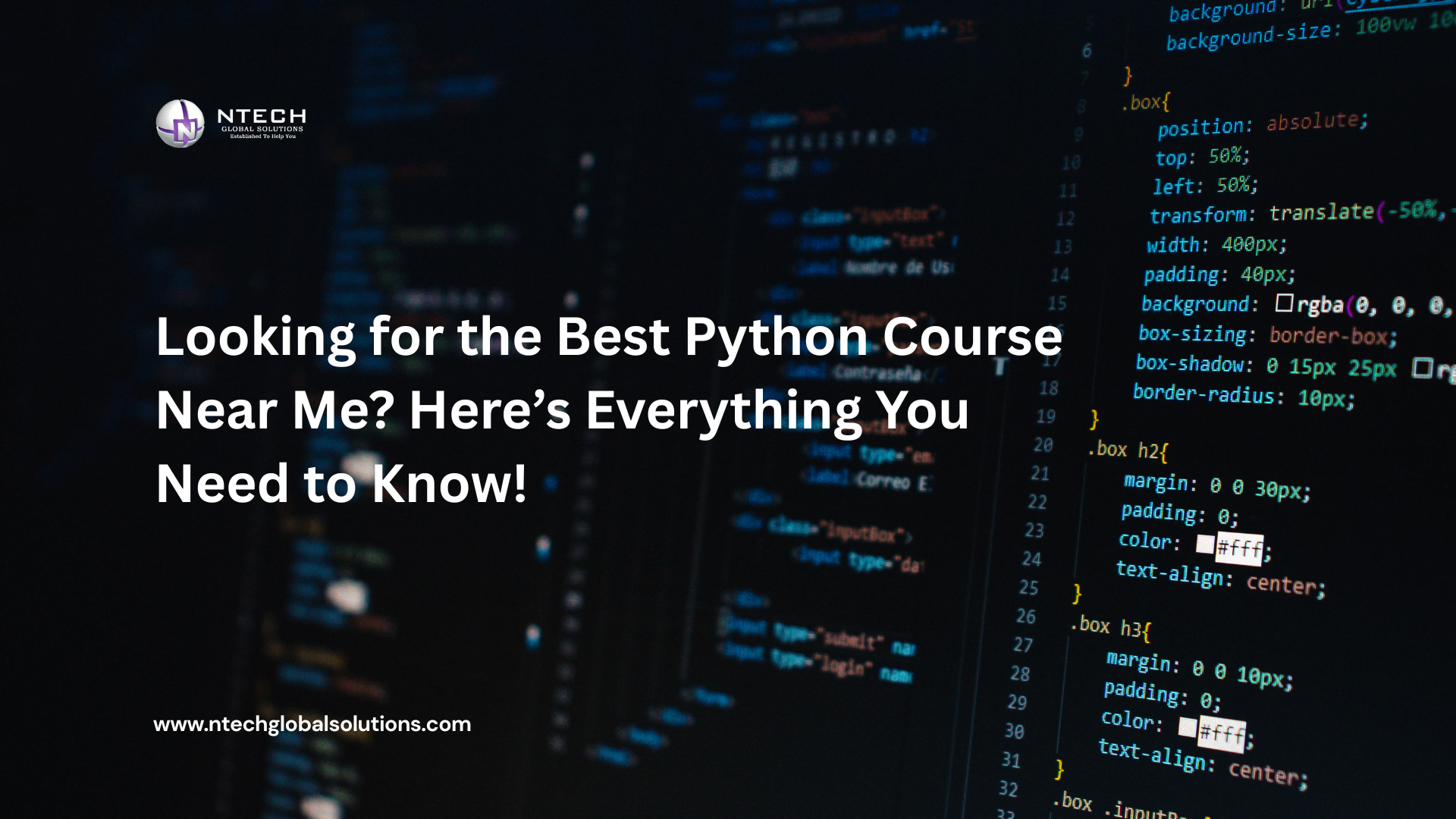 Looking for the Best Python Course Near Me? Here’s Everything You Need to Know!